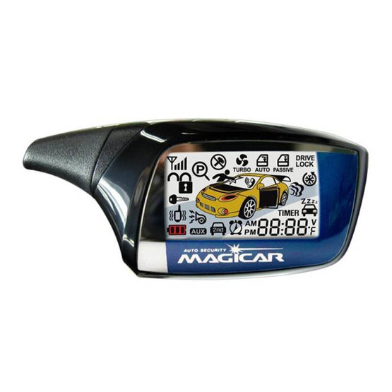 Remote start car alarm Magicar M 880 AS CAN BUS