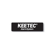 KEETEC LP COVER BLACK advertising board with logo for the license plate