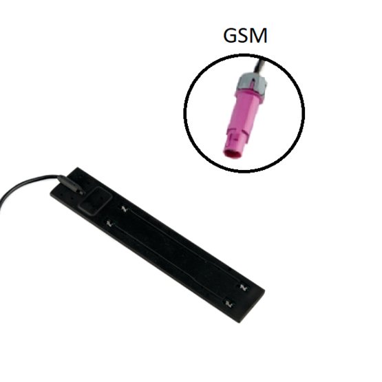 CAL-7681095 Calearo Antenna rubber GSM UMTS LTE HP FAKRA m 0.11m