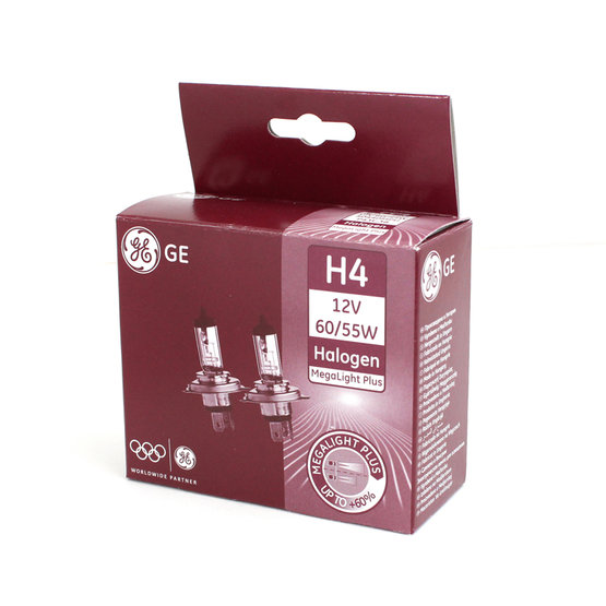 GE H4-MP50 halogen bulb Extra Life