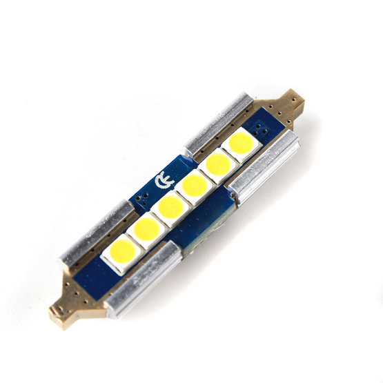 LED bulb festonn 36mm, 250lm, canbus, white, 2pcs LED 36SUFIT 6-250