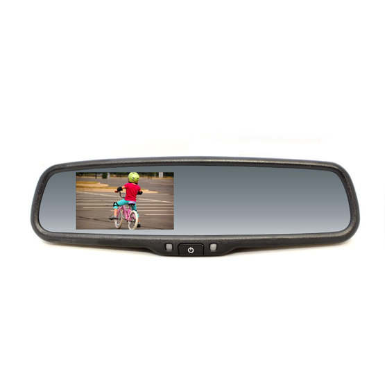 RM LCD VW Mirror with display 4.3" 2ch RCA 12V