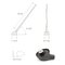 CAL-7657021 Calearo antenna AM FM without lead Fiat front